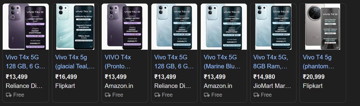 Vivo 5G smartphone